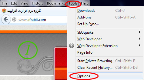 راهنمای فعال کردن کدهای جاوا اسکریپت بروی Firefox